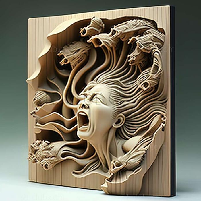 3D model japanese art (STL)